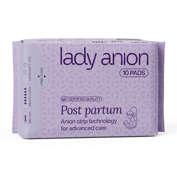 Absorbante Post Partum, 10 bucati, Lady Anion
